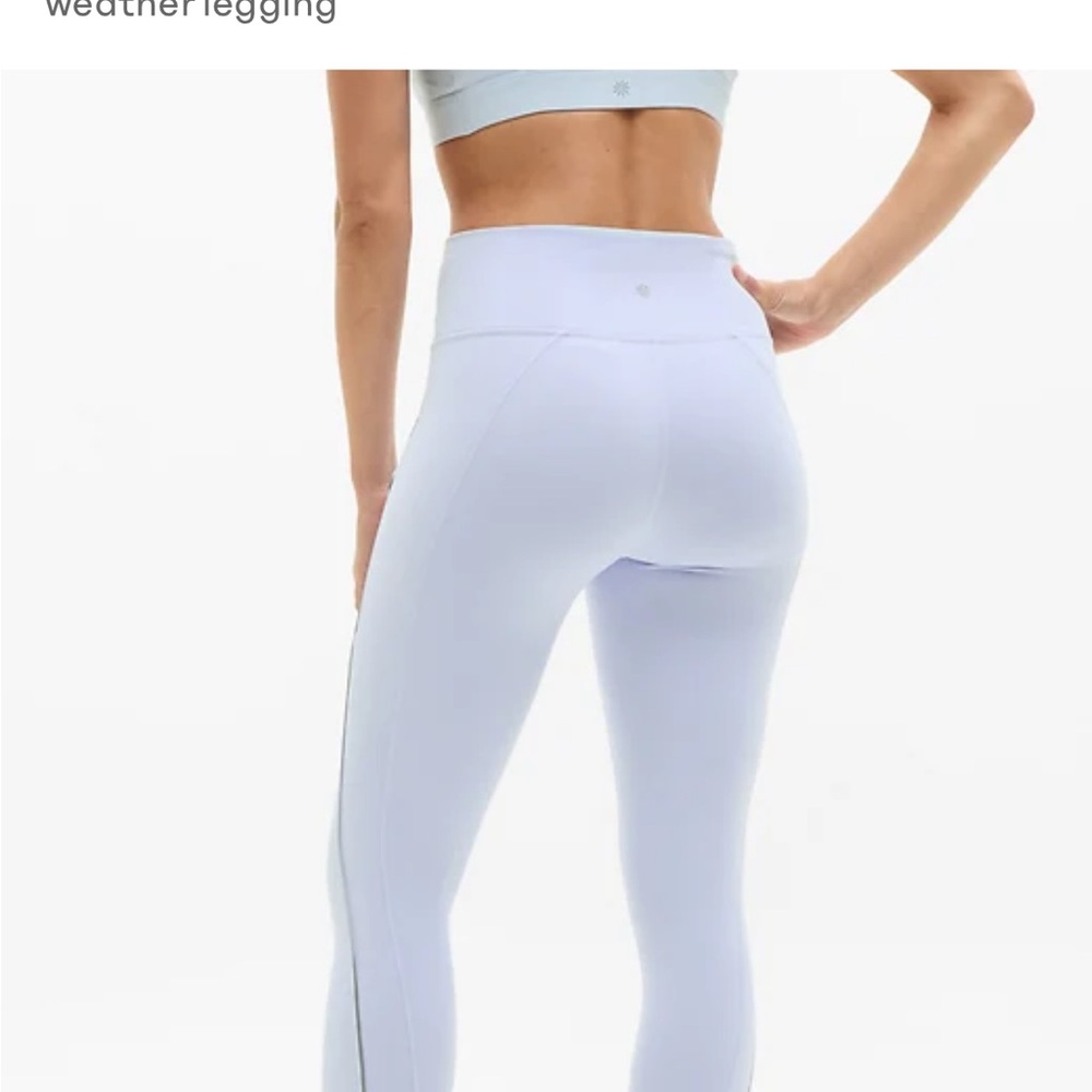 Athleta Rainier High Rise Reflective Stripe Legging - Picture 5 of 16